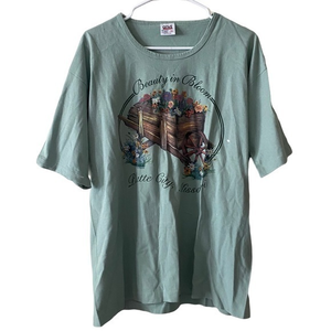 Vintage 90’s Anvil Single Stitch Platte‎ City, Missouri Floral Tee